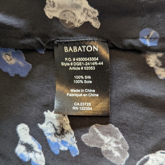 Aritzia babaton 100% silk floral tank size small - Picture 4 of 4